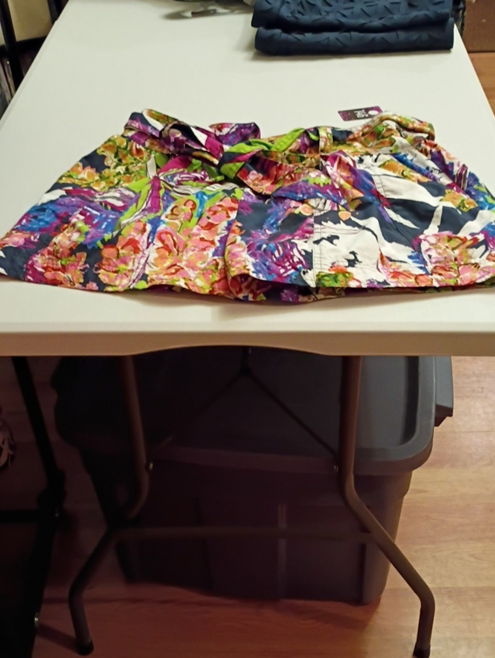 Marie Oliver Tedi Short Babylon Colorway  Multicolor Floral Tie-Waist Skort